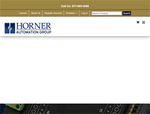 Tablet Screenshot of hornerautomation.com